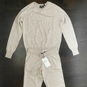 Theory Easy Crew Sweater & Arleena G Joggers (P)